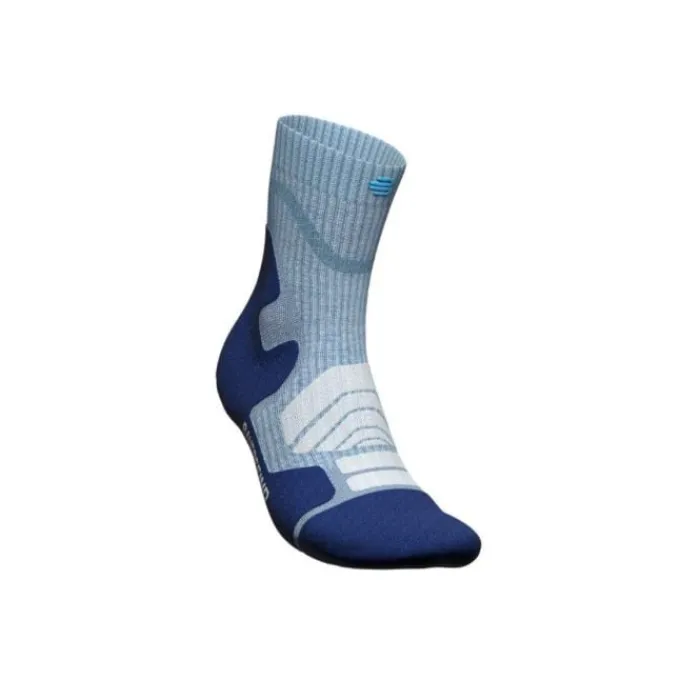 Bauerfeind Running Socks^Outdoor Merino Compression Socks Mid Cut Blue