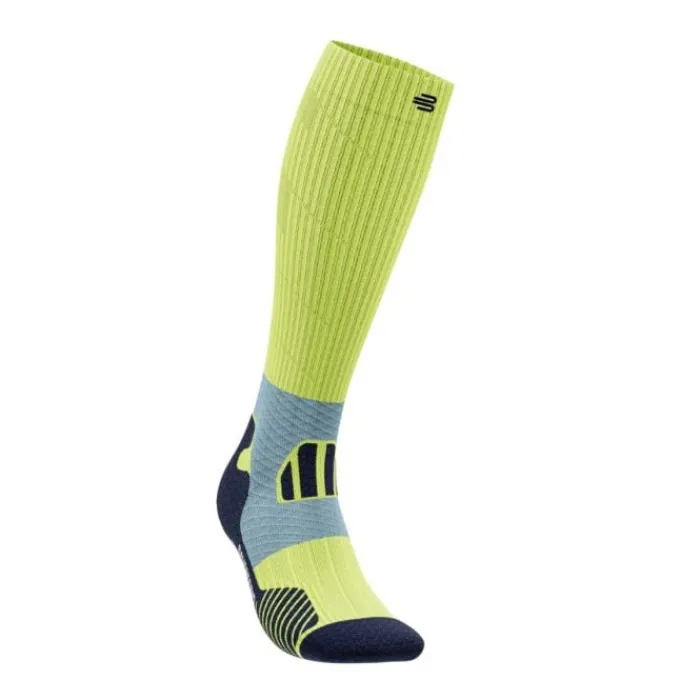 Bauerfeind Socks | Running Socks^Trail Run Compression Socks High Cut Green