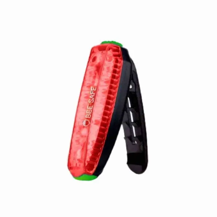 Bee-Safe Reflective Running Gear^Led Clip Light USB Red