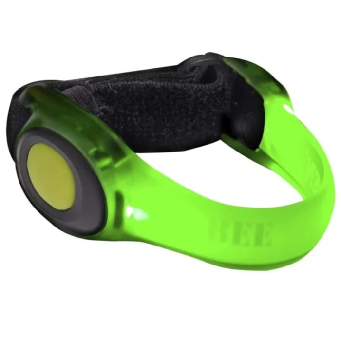 Bee-Safe Reflective Running Gear^Led Safety Band Battery Green