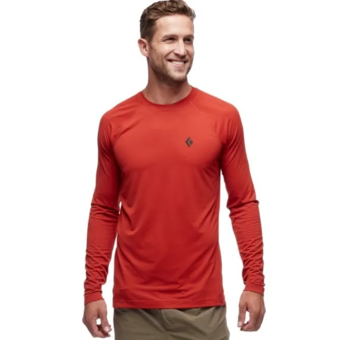 Black Diamond Running Tops & T-shirts^Alpenglow Long Sleeve Crew Red