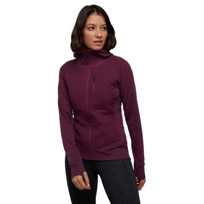 Black Diamond Running Tops & T-shirts^Coefficient LT Hybrid Hoody Red