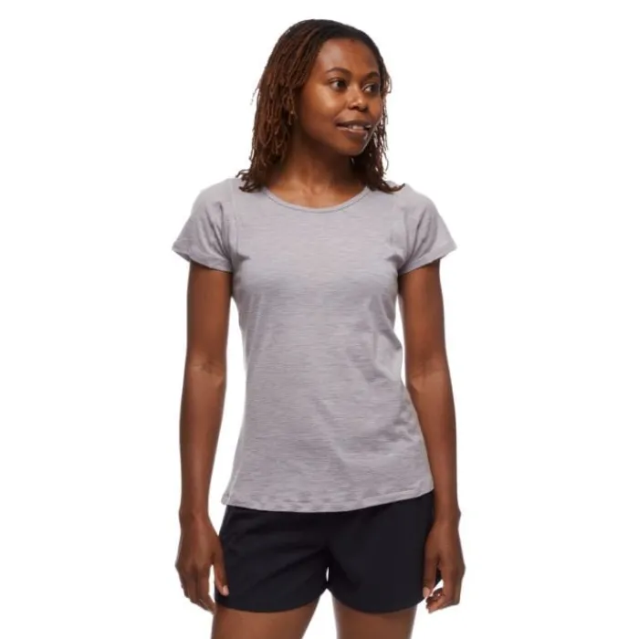 Black Diamond Running Tops & T-shirts^Rhythm Tee Grey