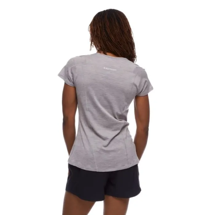 Black Diamond Running Tops & T-shirts^Rhythm Tee Grey
