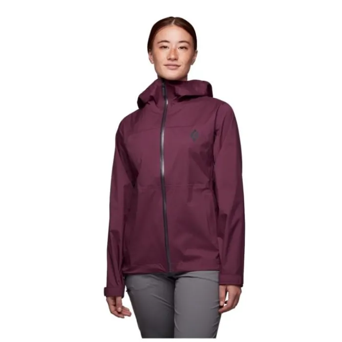 Black Diamond Running Jackets^Stormline Stretch Rain Shell Red