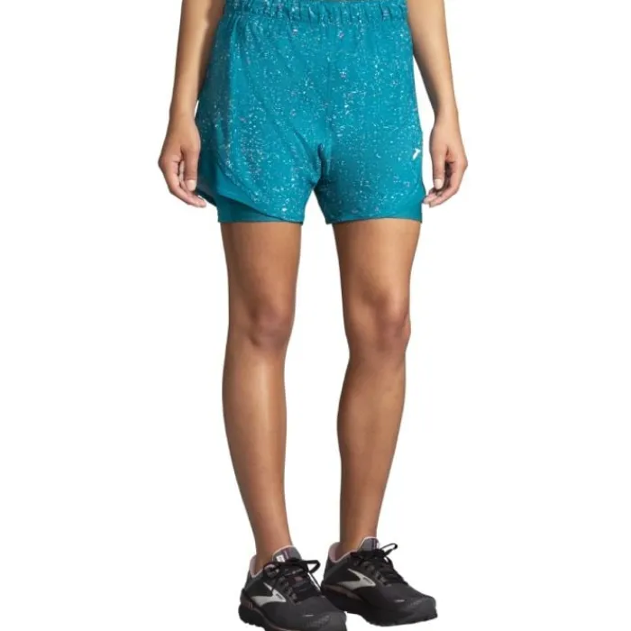 Brooks Running Shorts^Chaser 5" 2in1 Short Blue