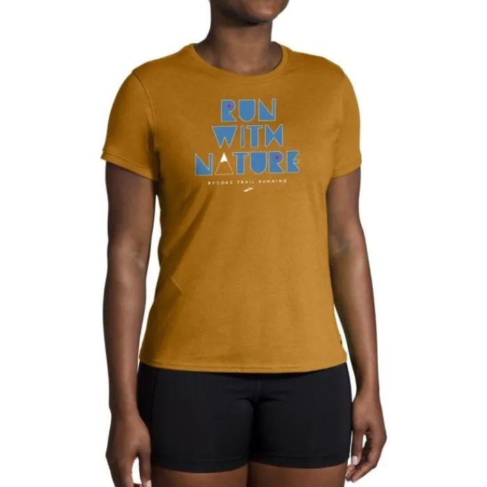 Brooks Running Tops & T-shirts^Distance Short Sleeve 2.0 Orange