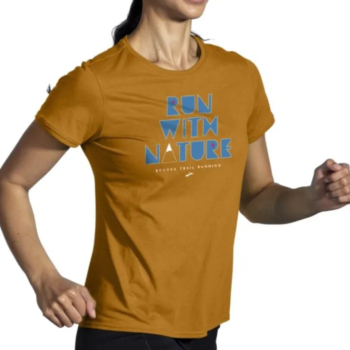 Brooks Running Tops & T-shirts^Distance Short Sleeve 2.0 Orange