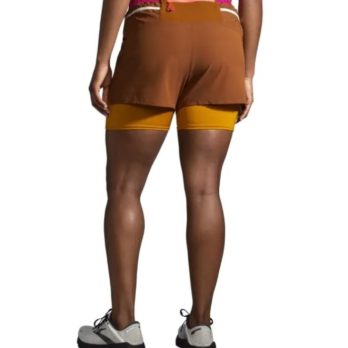Brooks Running Shorts^High Point 3" 2-in-1 Short Brown
