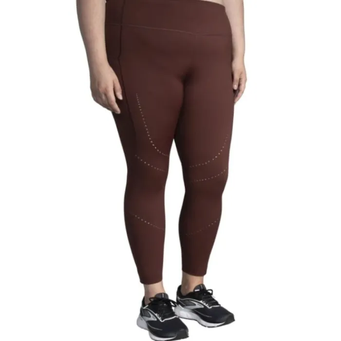 Brooks Running Leggings & Pants^Method 7/8 Tight Brown