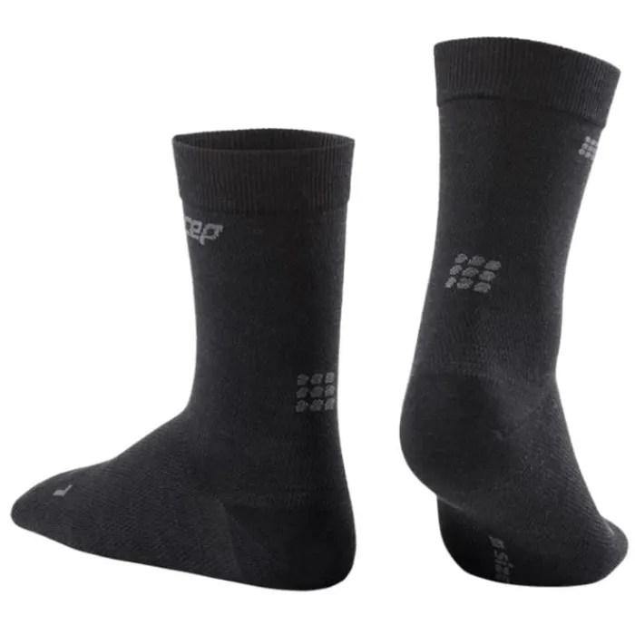 CEP Socks | Running Socks^Allday Recovery Compression Mid-Cut Socks Black