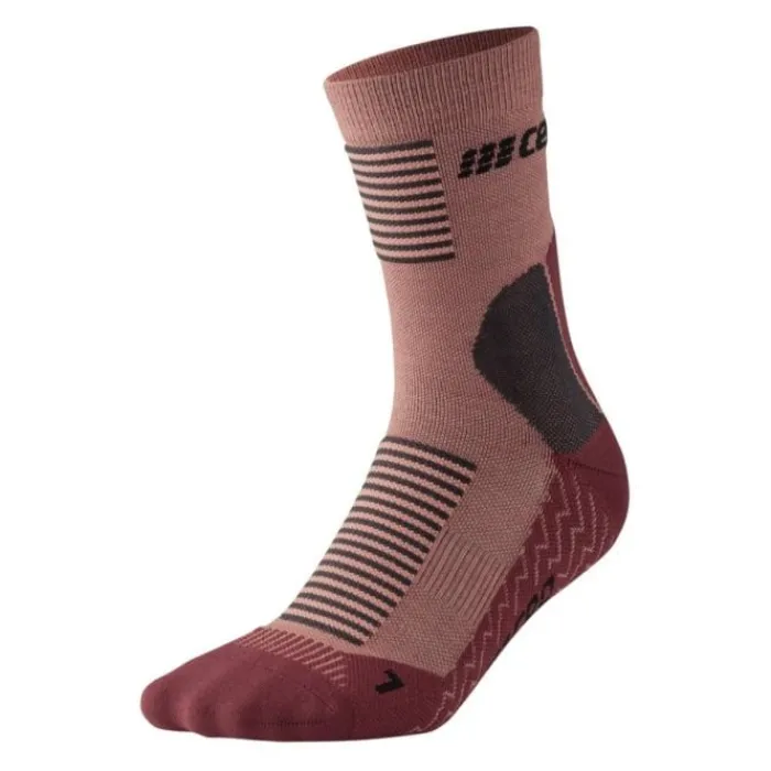CEP Socks | Running Socks^Cold Weather Mid-Cut Socks Red
