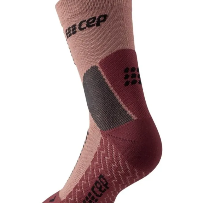 CEP Socks | Running Socks^Cold Weather Mid-Cut Socks Red
