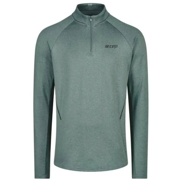 CEP Running Tops & T-shirts^Cold Weather Zip LS Shirt Grey