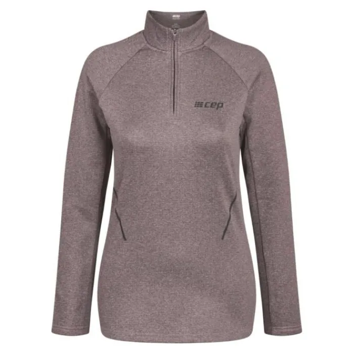 CEP Running Tops & T-shirts^Cold Weather Zip LS Shirt Rose