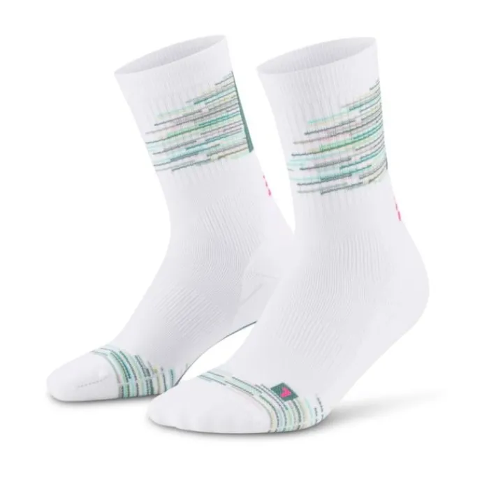 CEP Socks | Running Socks^Paris Vibes 80's Mid Cut Sock White
