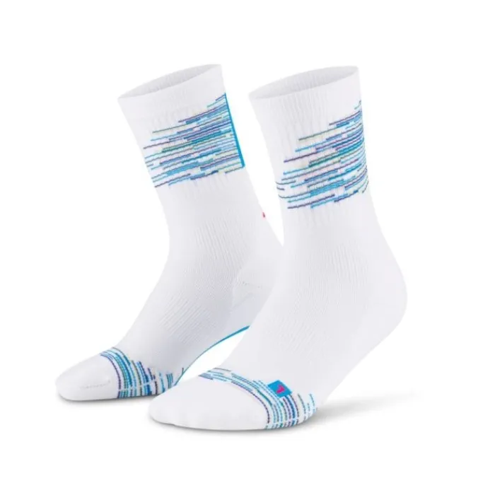 CEP Socks | Running Socks^Paris Vibes 80's Mid Cut Sock White