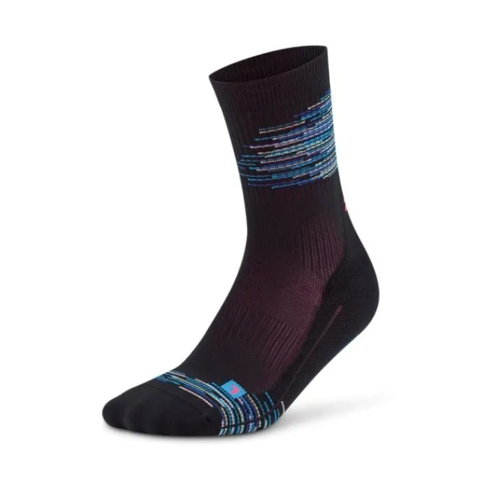 CEP Socks | Running Socks^Paris Vibes 80's Mid Cut Sock Black