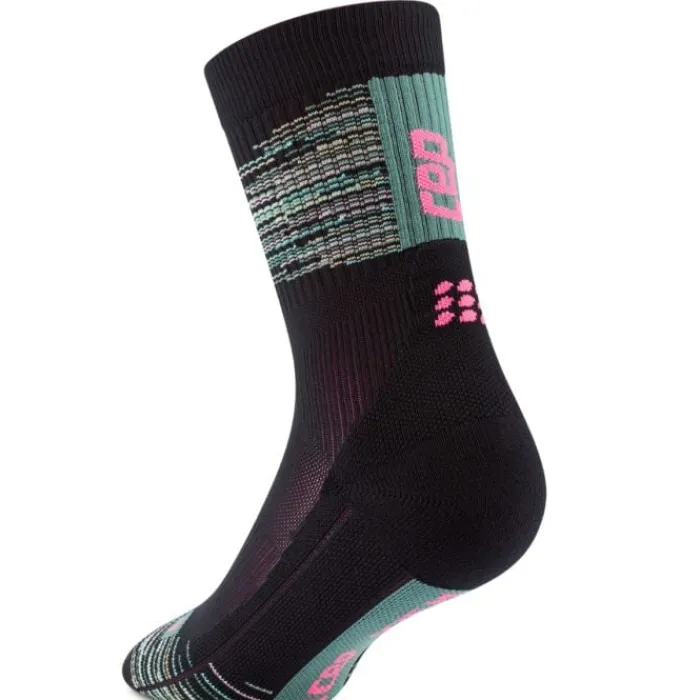 CEP Socks | Running Socks^Paris Vibes 80's Mid Cut Sock Black
