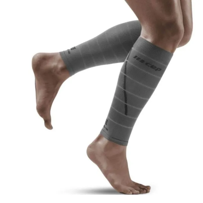 CEP Sleeves | Socks^Reflective Compression Calf Sleeves