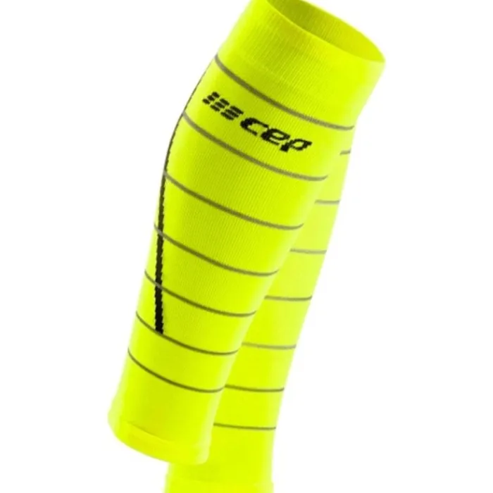 CEP Sleeves^Reflective Compression Calf Sleeves Yellow