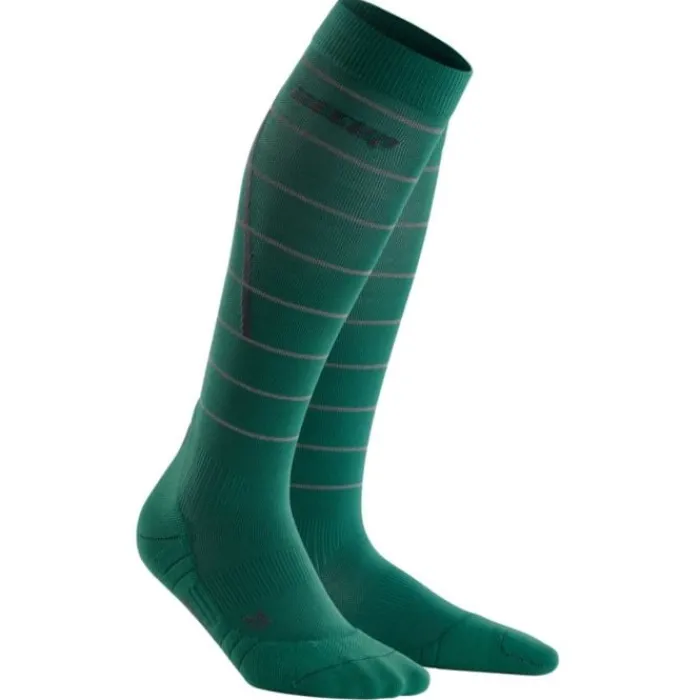 CEP Socks | Running Socks^Reflective Compression Socks Green