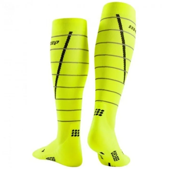 CEP Socks | Running Socks^Reflective Compression Socks Yellow