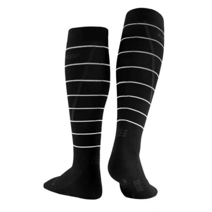 CEP Socks | Running Socks^Reflective Compression Socks Black
