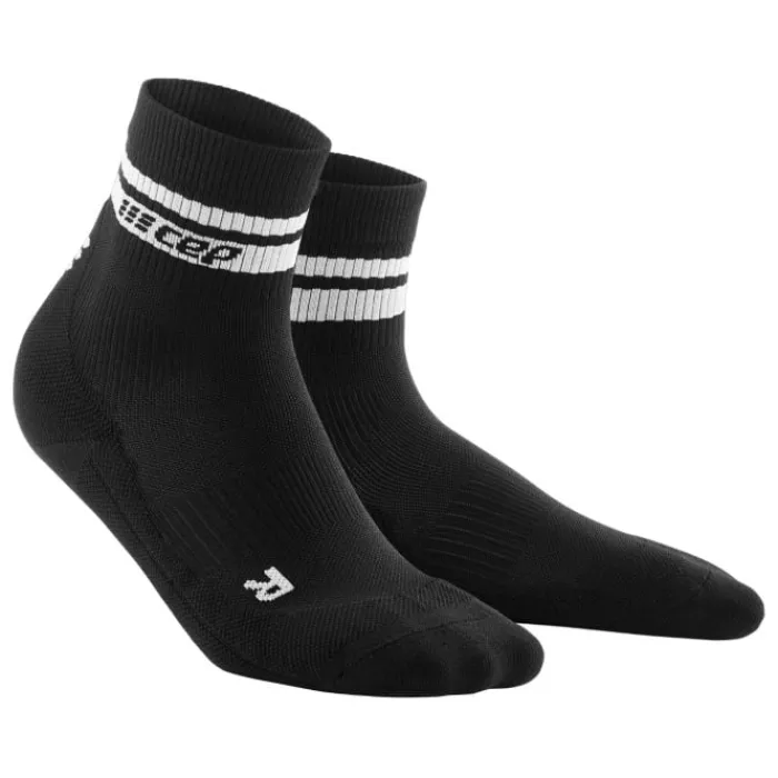 CEP Socks | Running Socks^80's Compression Mid Cut Sock Black