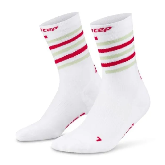 CEP Socks | Running Socks^The Run Limited 2024 Mid Cut Sock White