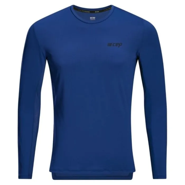 CEP Running Tops & T-shirts^The Run Shirt Round Neck Long Sleeve Blue