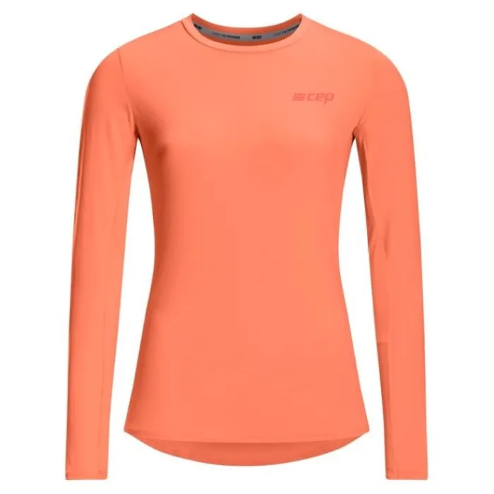 CEP Running Tops & T-shirts^The Run Shirt Round Neck Long Sleeve Orange