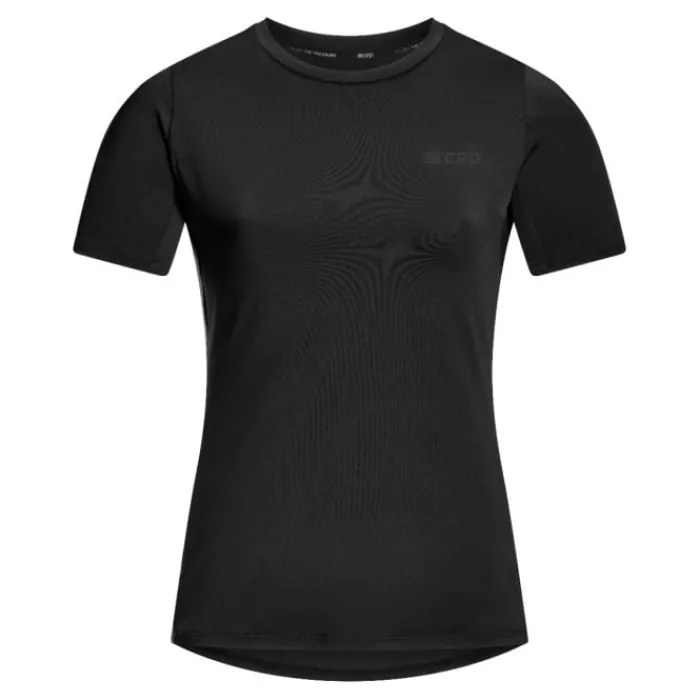 CEP Running Tops & T-shirts^The Run Shirt Round Neck Short Sleeve Black