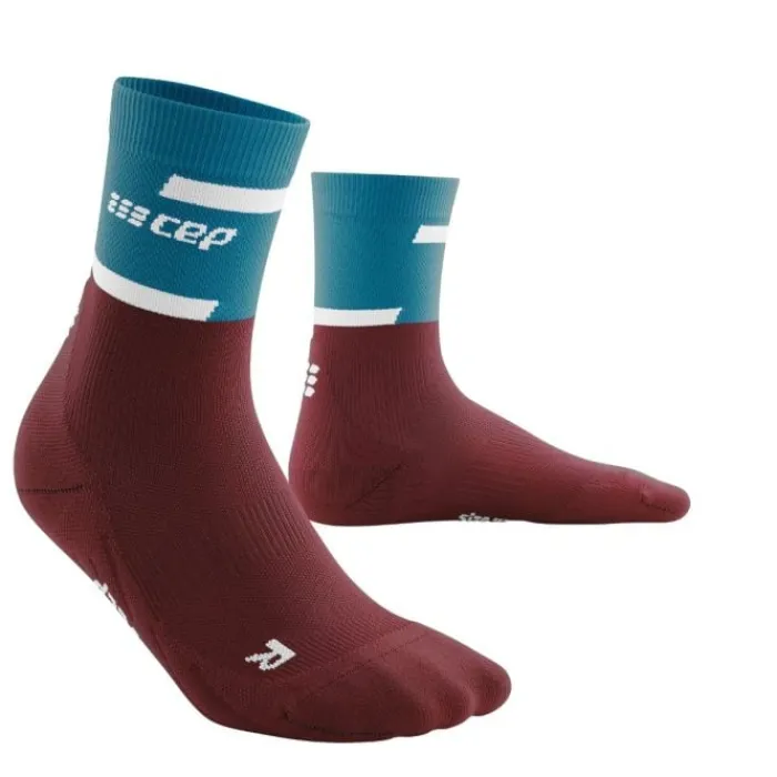 CEP Socks | Running Socks^The Run Socks Mid Cut V4 Red