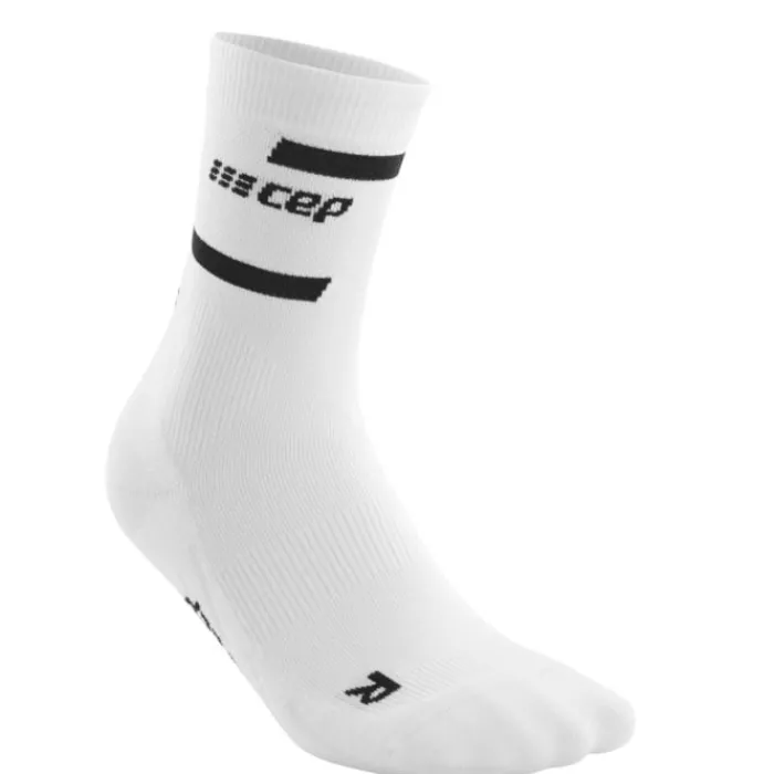 CEP Socks | Running Socks^The Run Socks Mid Cut V4 White