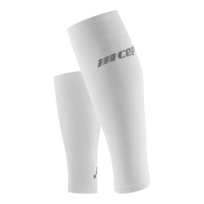 CEP Socks | Running Socks^Ultralight Compression Calf Sleeves White