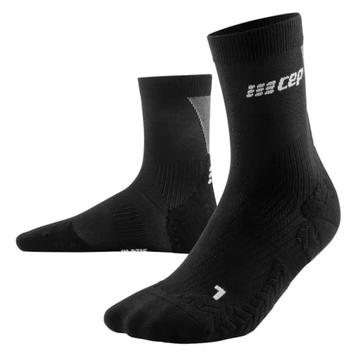 CEP Socks | Running Socks^Ultralight Compression Mid Cut Socks Black