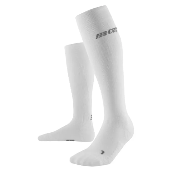 CEP Socks | Running Socks^Ultralight Tall Compression Socks White