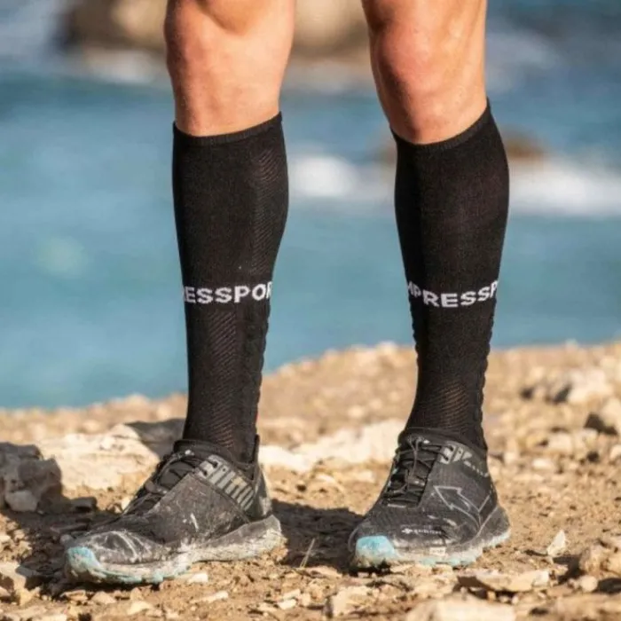 Compressport Socks | Running Socks^Full Sock Run Black