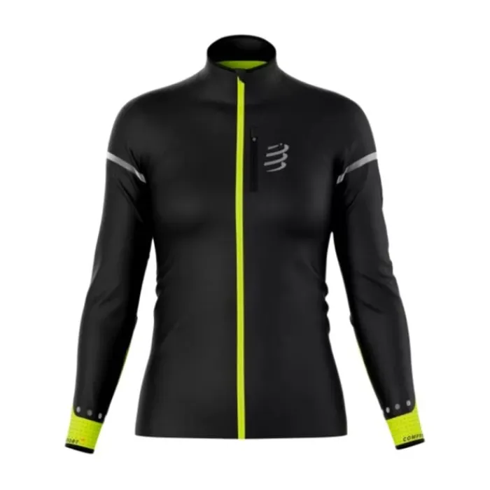 Compressport Running Jackets^Hurricane Windproof Jacket Flash Black