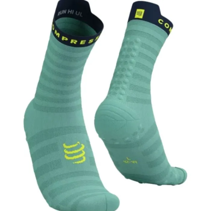 Compressport Socks | Running Socks^Pro Racing Socks v4.0 Ultralight Run High Blue