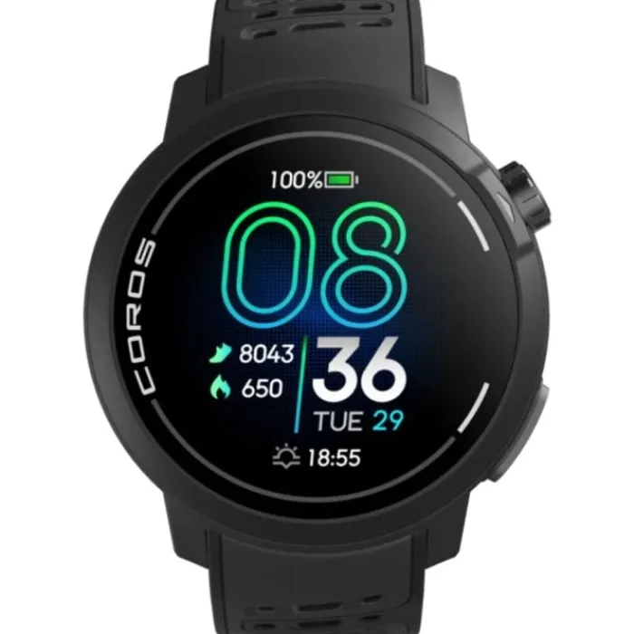 Coros Gps Watches^Pace Pro (Silicone Band) Black