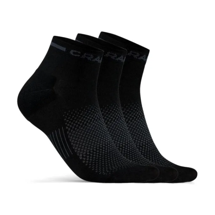 Craft Socks | Running Socks^Core Dry Mid 3-Pack Sock