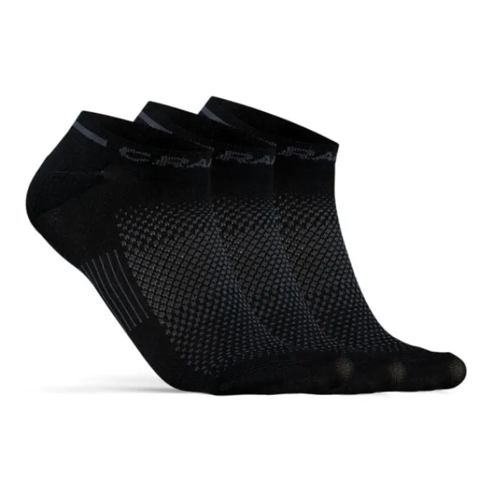 Craft Socks | Running Socks^Core Dry Shaftless 3-Pack Sock