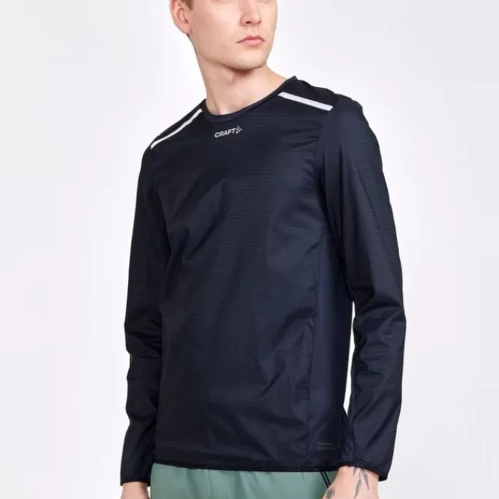 Craft Running Tops & T-shirts^Pro Hypervent LS Wind Top Black
