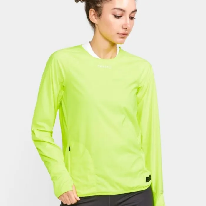 Craft Running Tops & T-shirts^PRO Hypervent LS Wind Top Yellow