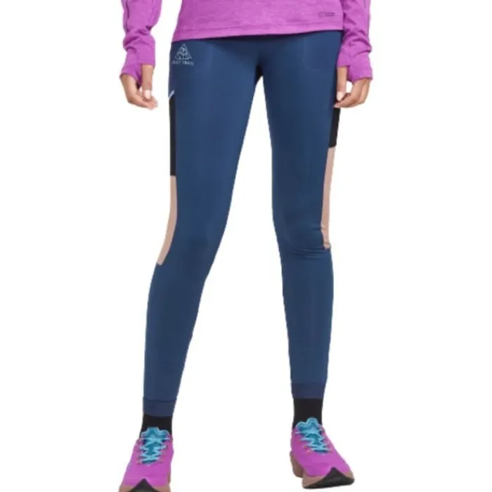 Craft Running Leggings & Pants^Pro Trail Tights Blue