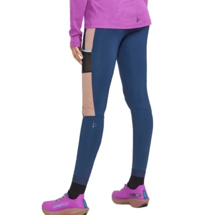 Craft Running Leggings & Pants^Pro Trail Tights Blue