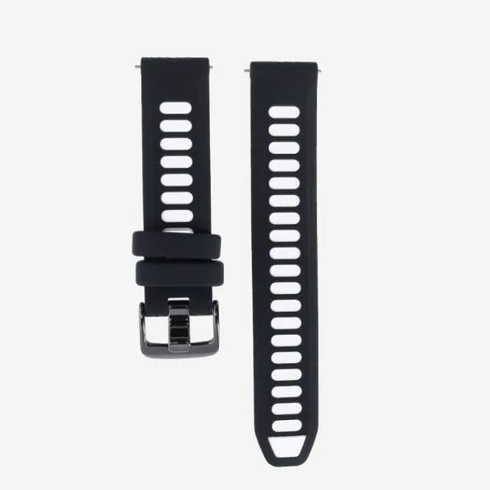 Elevate Watch Straps^Watch Band for Forerunner 18mm (Silicone) Black