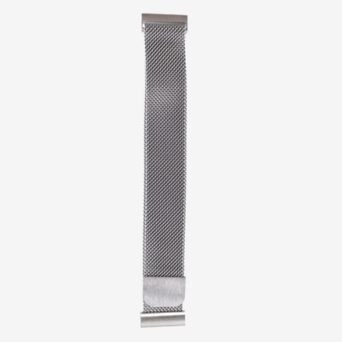 Elevate Watch Straps^Watch Band for Forerunner 18mm (Stainless Steel) Silver